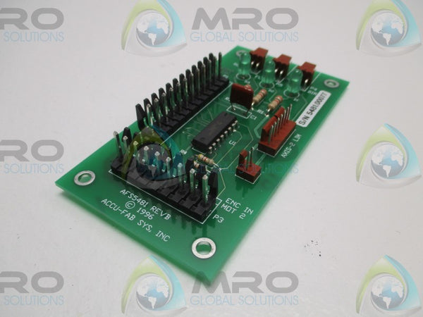 ACCU-FAB AFS5481 CARD ASSEMBLY  NSNP