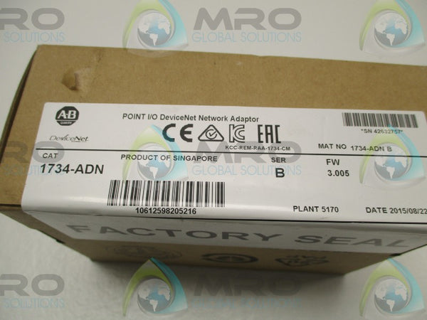 ALLEN BRADLEY 1734-ADN SER. B F/W 3.005 DATE: 2015  NSFS