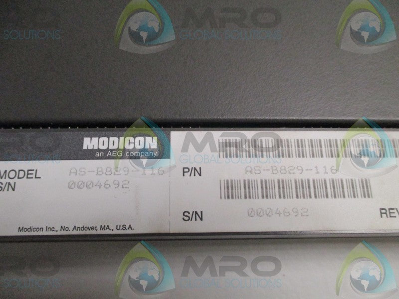 AEG MODICON AS-B829-116 INPUT MODULE  UNMP