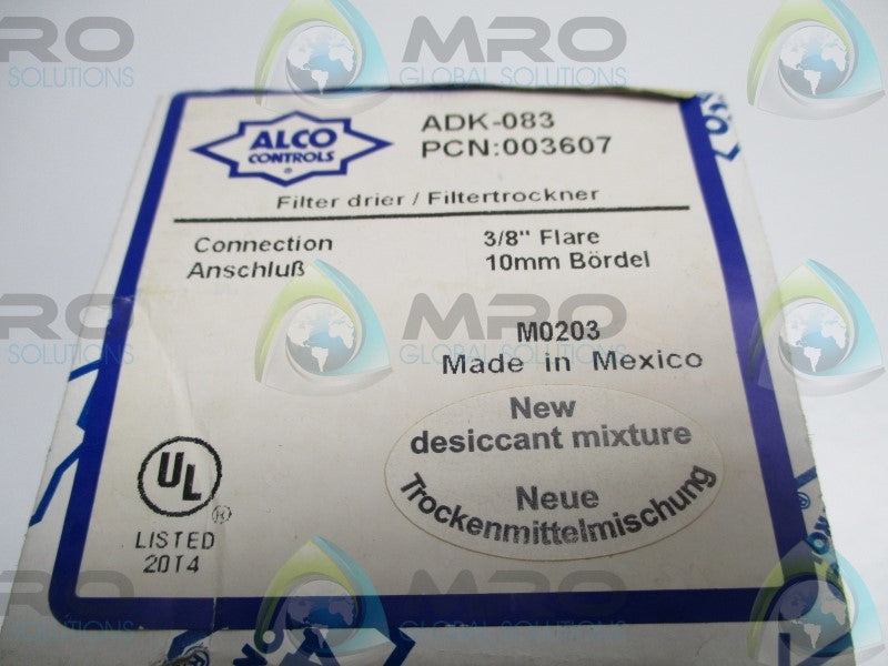 ALCO CONTROLS ADK-083 003607 FILTER DRIER  NSMP
