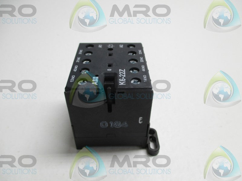 ABB K6-22Z CONTACTOR RELAY 220/240V  NSNP