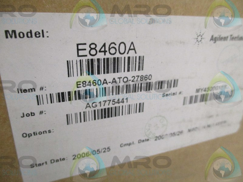 AGILENT E8460A 256-CHANNEL RELAY MULTIPLEXER  NSMP