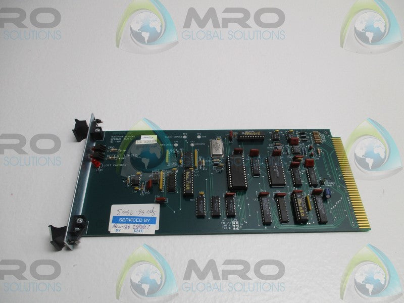 ACCU-FAB AFS3620 CONTROLLER BOARD (REPAIRED)  UNMP