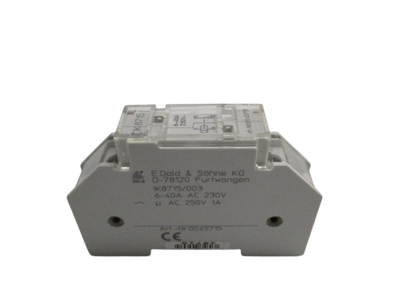 E.DOLD & SOHNE IK8715/003 0045715 RELAY 230/250VAC  NSNP