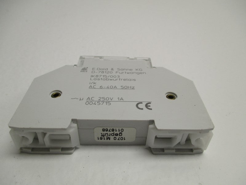 E.DOLD & SOHNE IK8715/003 0045715 RELAY 250VAC  NSNP