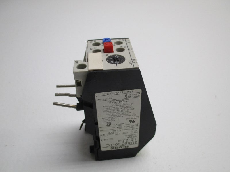 SIEMENS 3UA5000-1C OVERLOAD RELAY 1,6-2,5A (AS PICTURED)  UNMP