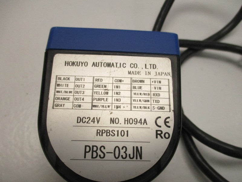 HOKUYO AUTOMATIC PBS-03JN RPBS101 24VDC NSMP