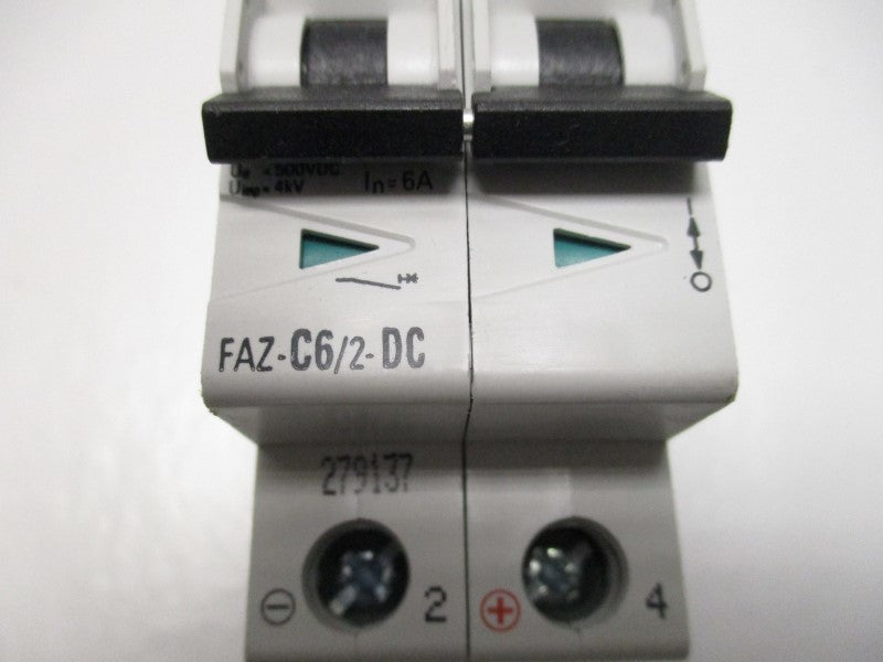 EATON FAZ-C6/2-DC CIRCUIT BREAKER 6A  NSNP