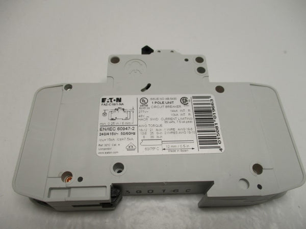 EATON FAZ-C16/1-NA CIRCUIT BREAKER 16A  NSNP