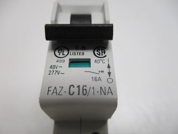 EATON FAZ-C16/1-NA CIRCUIT BREAKER 16A  NSNP