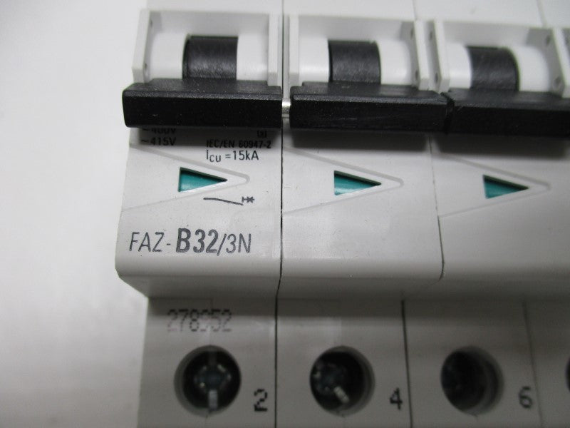 EATON FAZ-B32/3N CIRCUIT BREAKER 32A  NSMP