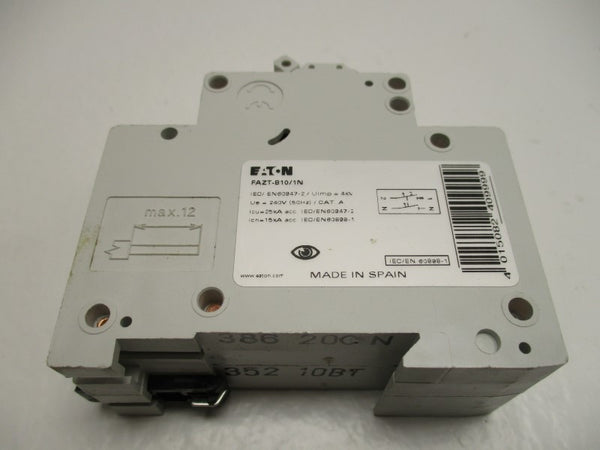 EATON FAZT-B10/1N CIRCUIT BREAKER 10A  NSNP