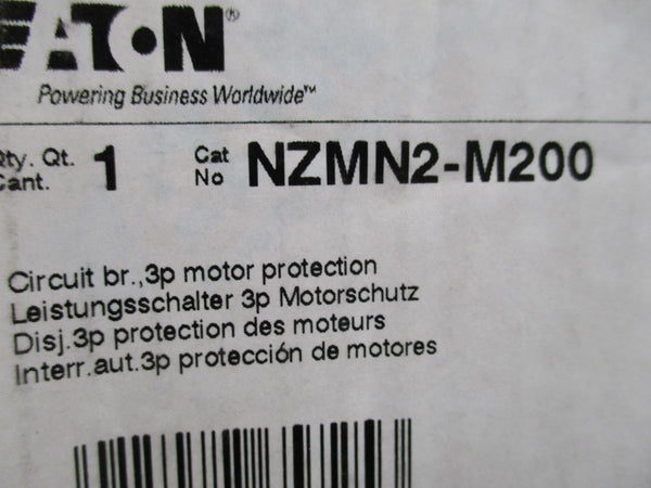 EATON NZMN2-M200 CIRCUIT BREAKER 200A  NSMP