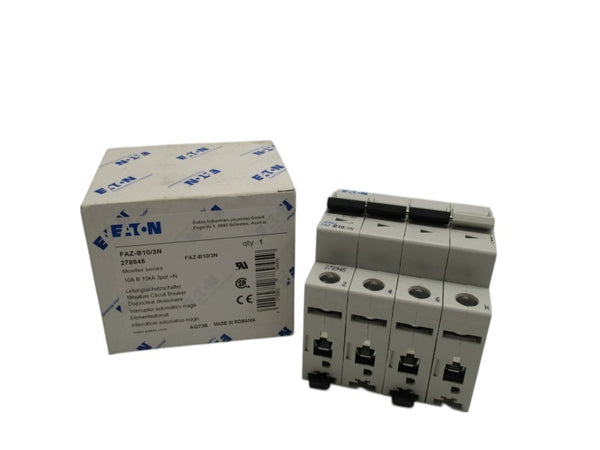 EATON FAZ-B10/3N CIRCUIT BREAKER 10A  NSMP
