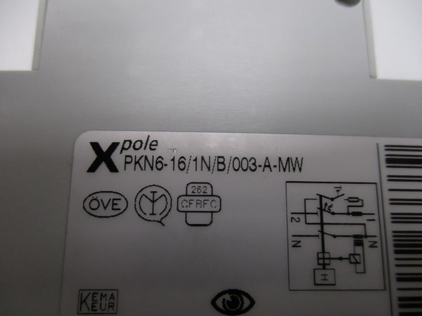KLOCKNER MOELLER PKN6-16-1N-B/003-A-MW CIRCUIT BREAKER 16A  UNMP