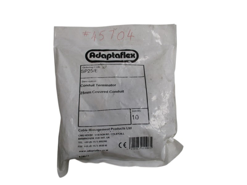 ADAPTAFLEX SP25/E CONDUIT TERMINATOR 25mm (PKG OF 10)  NSMP