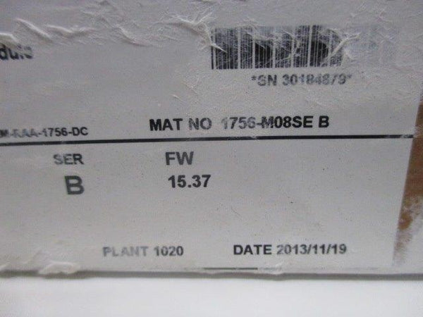ALLEN BRADLEY 1756-M08SE SER. B F/W 15.37 DATE: 2013  NSFS