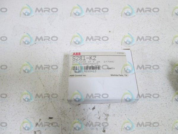 ABB S281-K2 CIRCUIT BREAKER 2A  NSMP