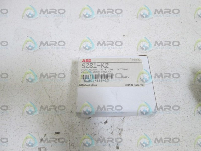 ABB S281-K2 CIRCUIT BREAKER 2A  NSMP