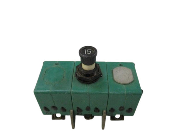 KLIXON 9TC6-15 CIRCUIT BREAKER 15A  UNMP