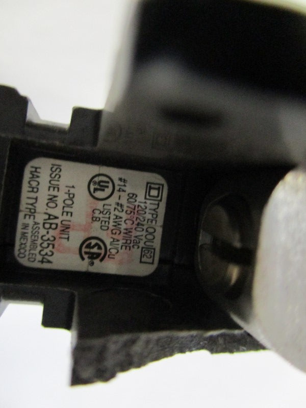 SQUARE D QOU125 CIRCUIT BREAKER 25A 120/240V (AS PICTURED)  NSNP