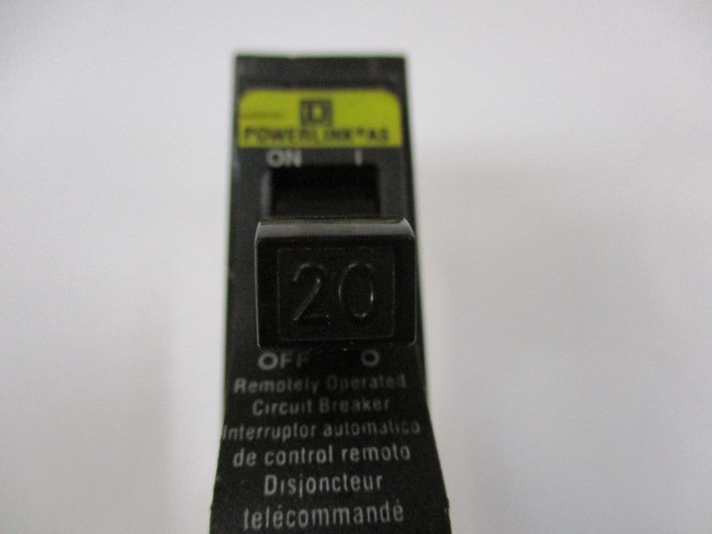 SQUARE D QOB120AS CIRCUIT BREAKER 20A  UNMP