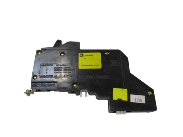 SQUARE D QOB120AS CIRCUIT BREAKER 20A  NSNP