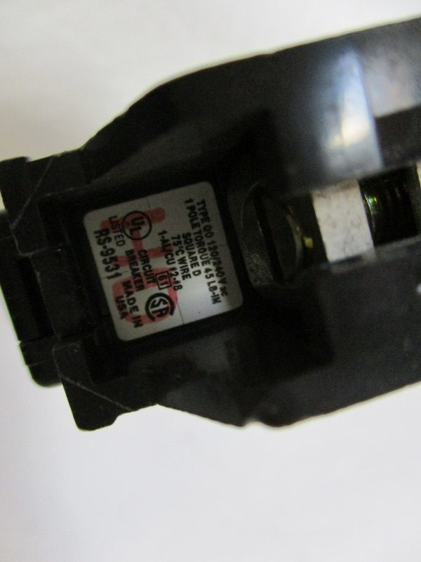 SQUARE D QO140 CIRCUIT BREAKER 40A 120/240VAC (AS PICTURED)  UNMP