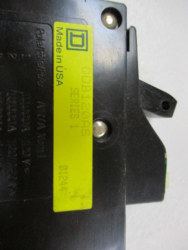 SQUARE D QOB120AS CIRCUIT BREAKER 20A 120V  NSMP