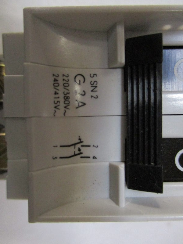 SIEMENS 5SN2-G2A CIRCUIT BREAKER 2A 220/380V  NSNP