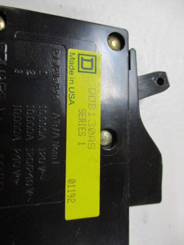 SQUARE D QOB130AS CIRCUIT BREAKER 30A 120V  NSMP