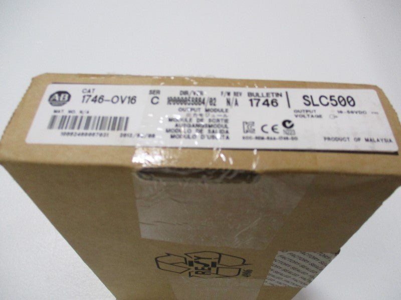 ALLEN BRADLEY 1746-OV16 SER. C DATE: 2013  NSFS