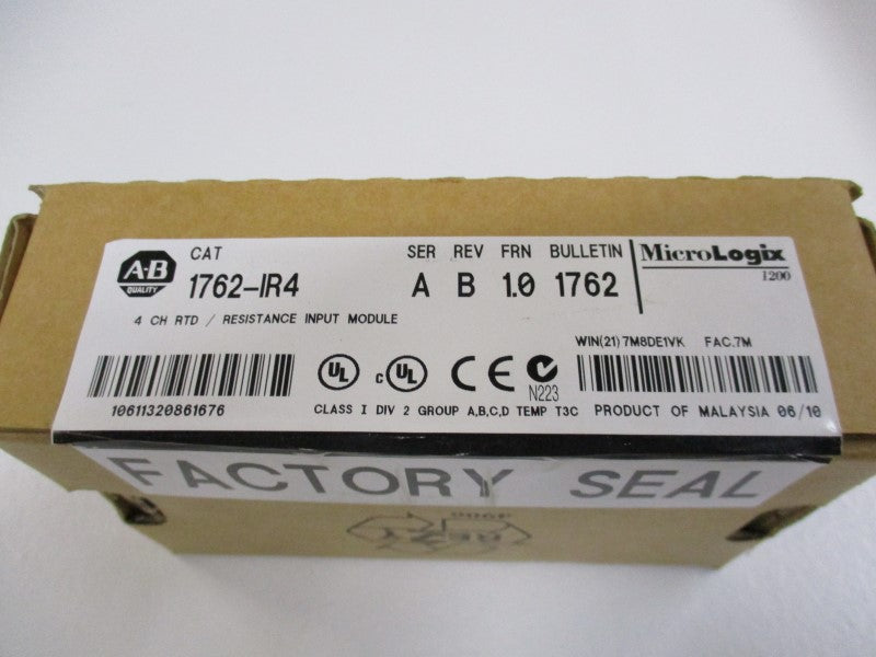 ALLEN BRADLEY 1762-IR4 SER. A F/W 1.0  NSMP