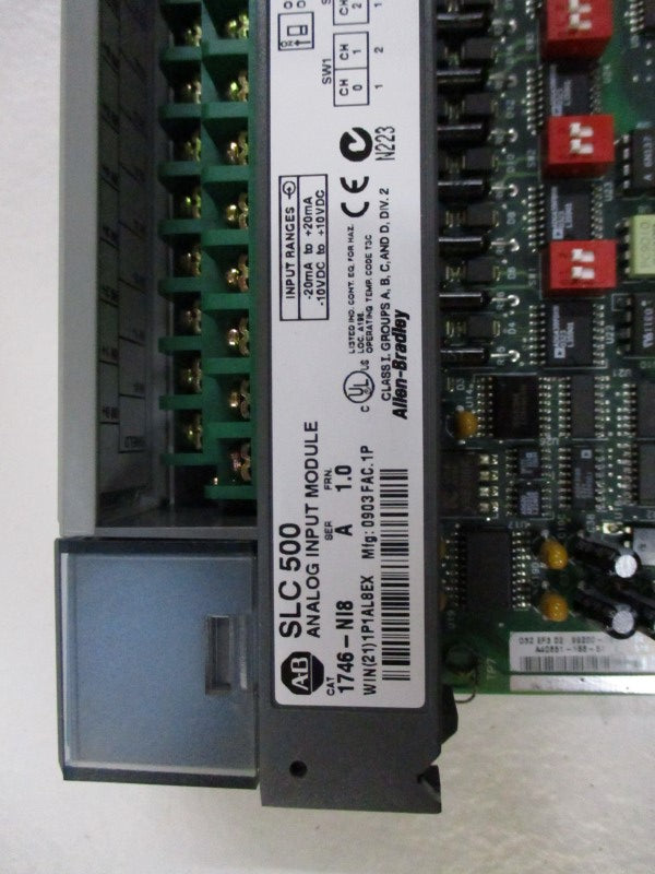 ALLEN BRADLEY 1746-NI8 SER. A F/W 1.0  NSNP