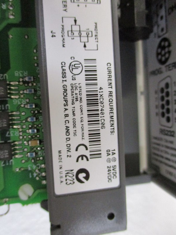 ALLEN BRADLEY 1747-L541 SER. C F/W 6  NSNP