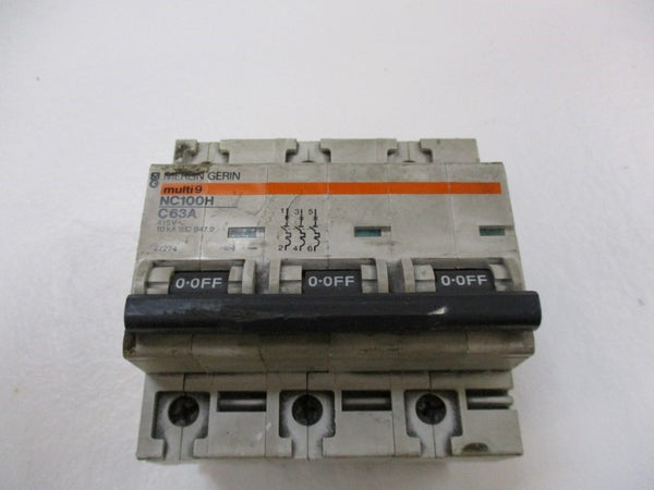 MERLIN GERIN 27274 CIRCUIT BREAKER 63A 415V  UNMP
