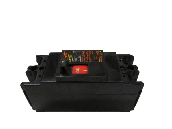 FUJI ELECTRIC SA32B3 CIRCUIT BREAKER 3A 220VAC  UNMP