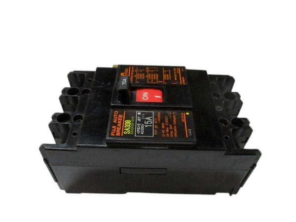 FUJI ELECTRIC SA33B BB3ASB-015 CIRCUIT BREAKER 15A 220VAC  NSNP