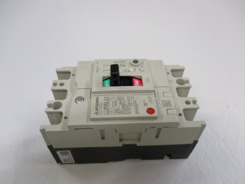 MITSUBISHI NV63-CV CIRCUIT BREAKER 20A 100-440VAC  NSMP