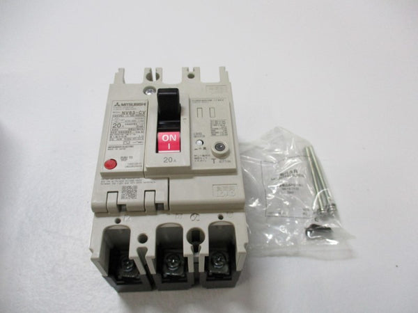 MITSUBISHI NV63-CV CIRCUIT BREAKER 20A 100-440VAC  NSMP