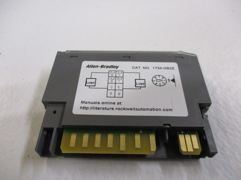 ALLEN BRADLEY 1734-OB2E OUTPUT MODULE SER. C F/W 3.022 NSMP