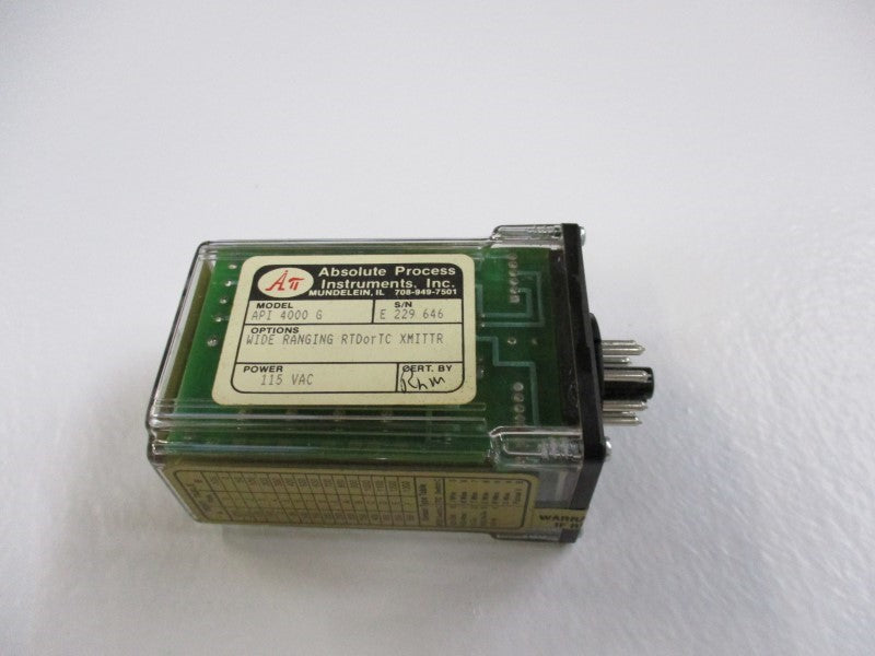 ABSOLUTE PROCESS INSTRUMENTS API4000G NSMP