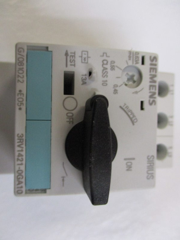 SIEMENS 3RV1421-0GA10 CIRCUIT BREAKER 0,45-0,63A NSMP