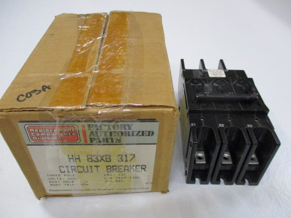 AIRPAX 209-3-2599-317 HH83XB317 CIRCUIT BREAKER 28A 240V NSMP