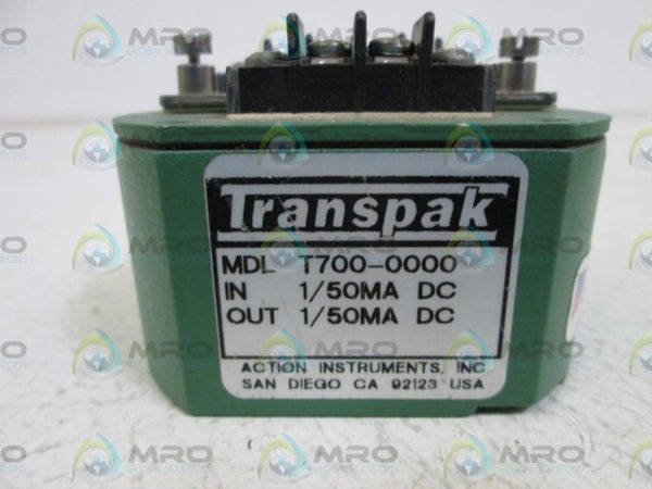 ACTION INSTRUMENTS, INC. T700-0000  UNMP