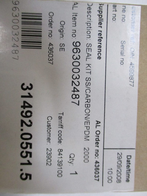 ALFA LAVAL 9630032487 NSMP