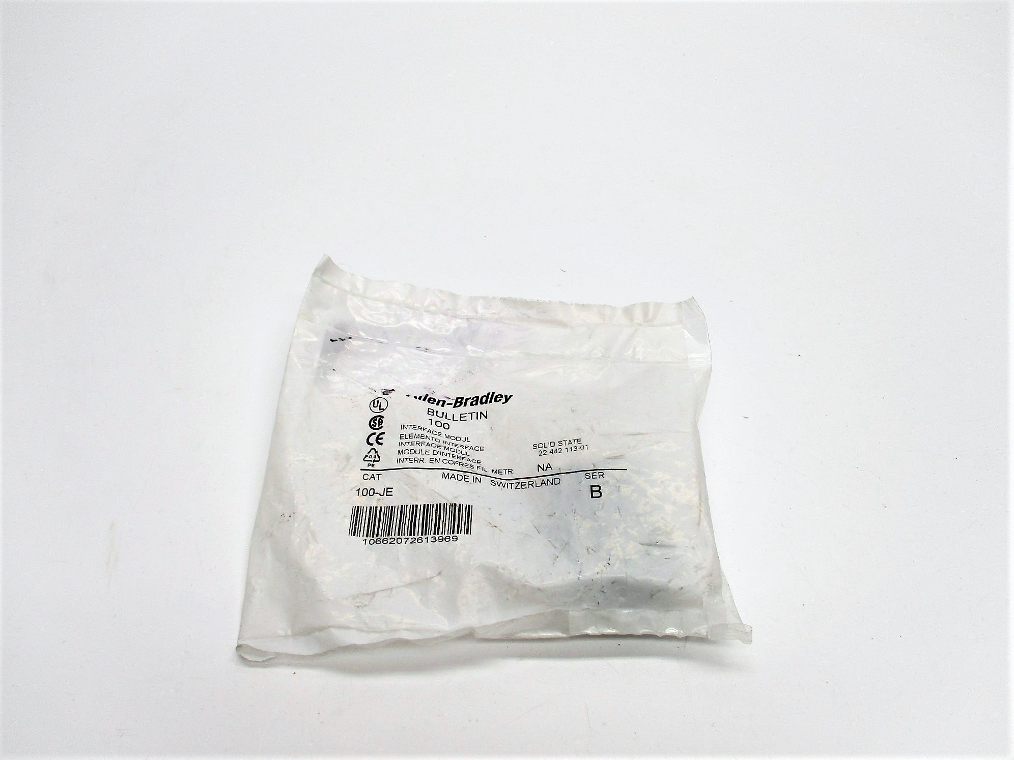 ALLEN BRADLEY 100-JE SER. B 24VDC NSMP