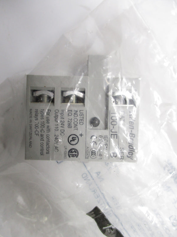 ALLEN BRADLEY 100-JE SER. B 24VDC NSMP
