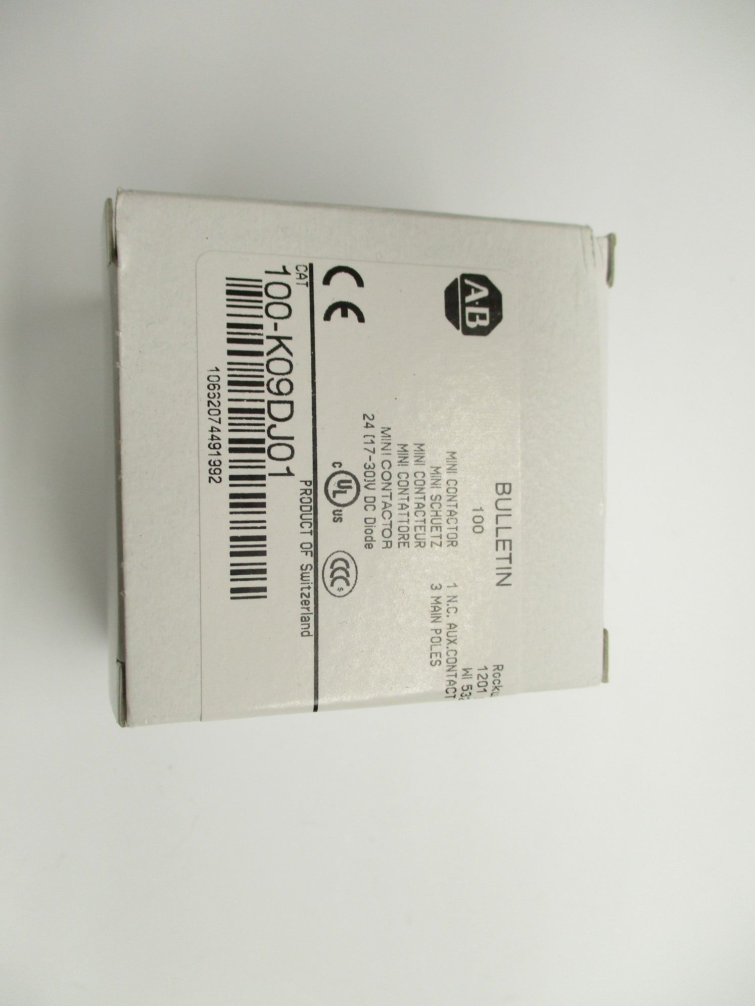 ALLEN BRADLEY 100-K09DJ01 SER. A 24VDC (WH) NSMP
