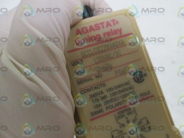 AGASTAT TIMING RELAY 2-60SEC SCCLC022XXADXA  NSMP